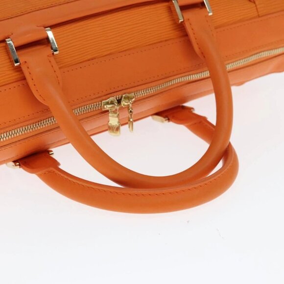 LOUIS VUITTON Epi Danura GM Hand Bag Orange Mandarin - Picture 7 of 16